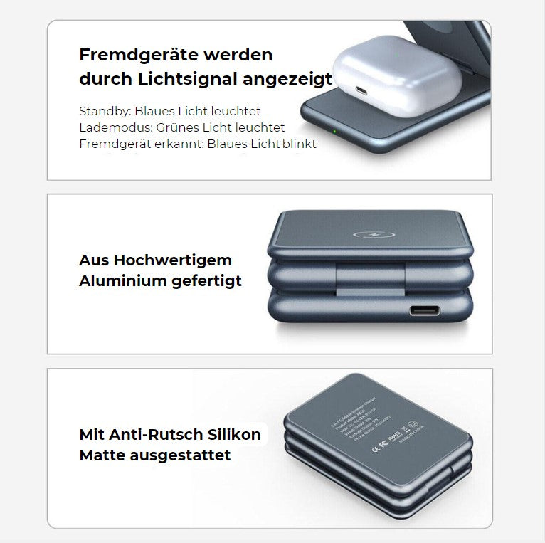 FoldPack™ Ultra | Ultimative 3in1 Ladestation
