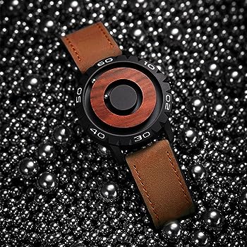 MAGNETO Jupiter Black Leather Magnetic Black Wristwatch – Magneto Watch